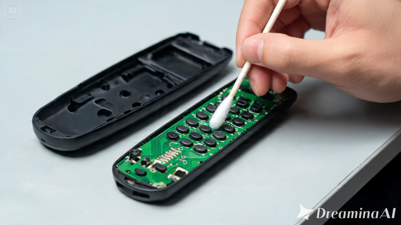 Saiba o que causa falhas no controle remoto e como fazer uma limpeza segura para restaurar seu funcionamento.