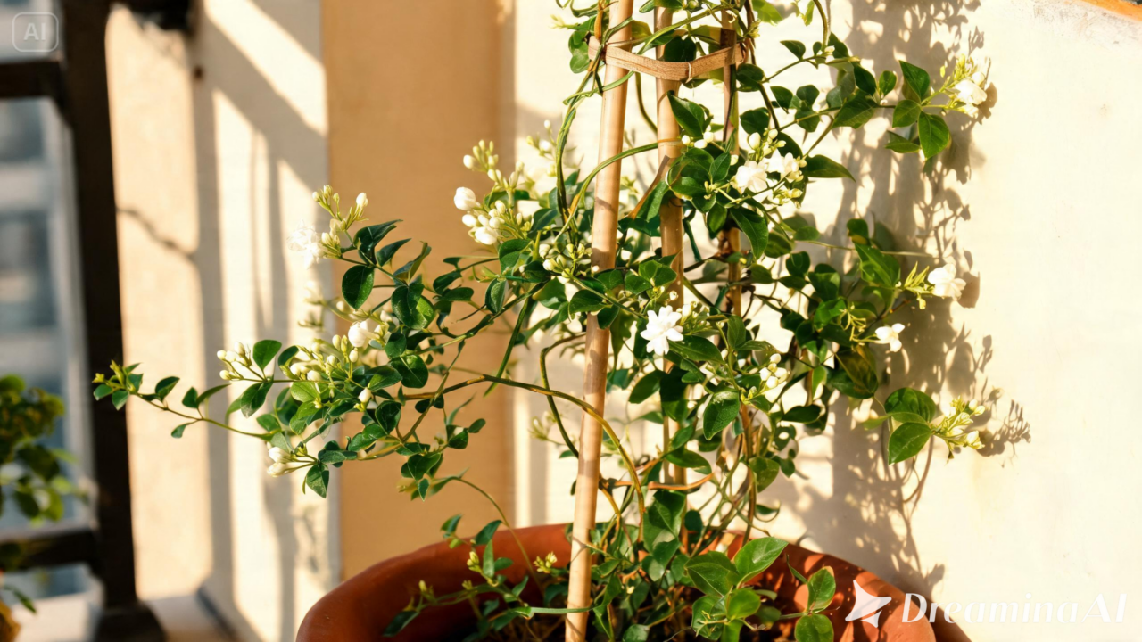 Veja como cultivar jasmim-madagascar em vasos, escolher o suporte ideal e estimular mais flores para perfumar sua varanda.