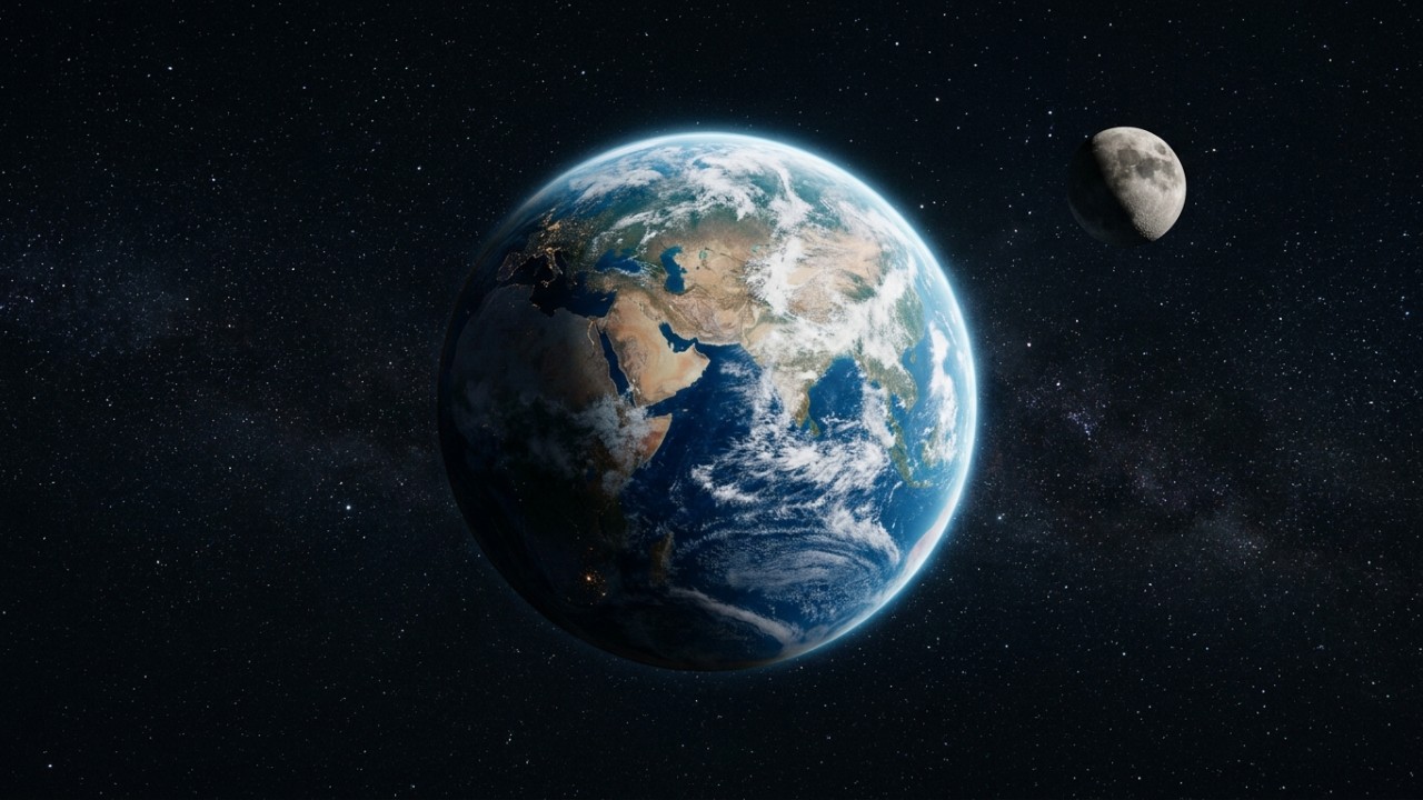 A rotação da Terra passará por mudanças significativas ao longo de milhões de anos. – Imagem gerada por IA