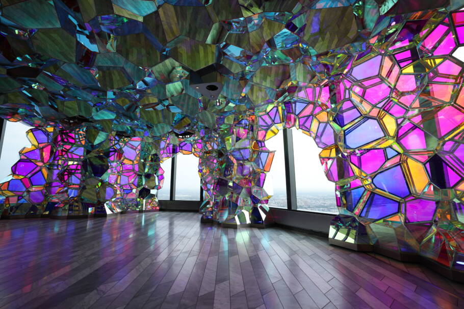 A Crystal Cave é outra novidade do Edge NYC