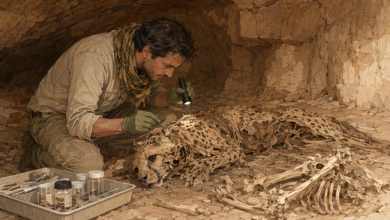Análises no abrigo rochoso ajudam a explicar DNA e mumificação natural.