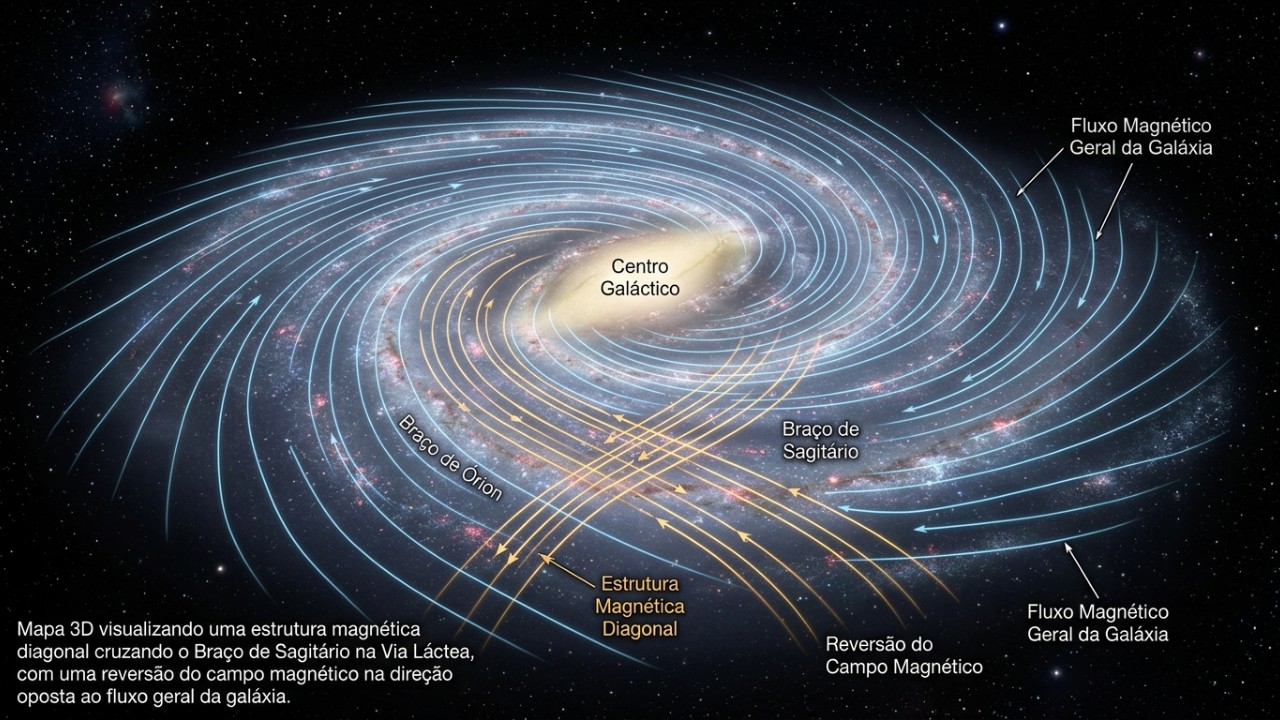 Canadá olha para o espaço e descobre uma inversão magnética 