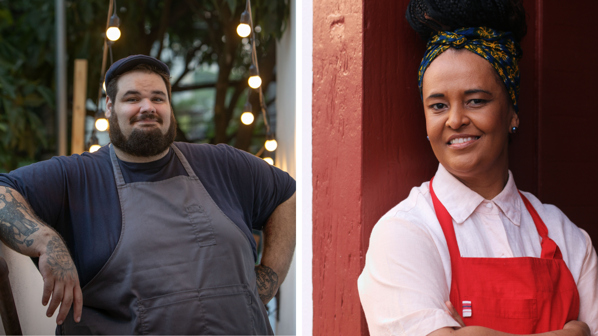 Os chefs Fred Caffarenae Ieda de Matos, à frente da Casa de Ieda, assinam um menu inédito que mistura referências do Oriente Médio e da culinária brasileira em pratos pensados exclusivamente para o evento