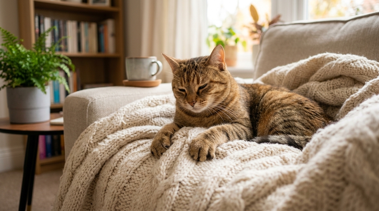 Estudos sobre comportamento felino mostram que amassar com as patas faz parte do repertório natural dos gatos.