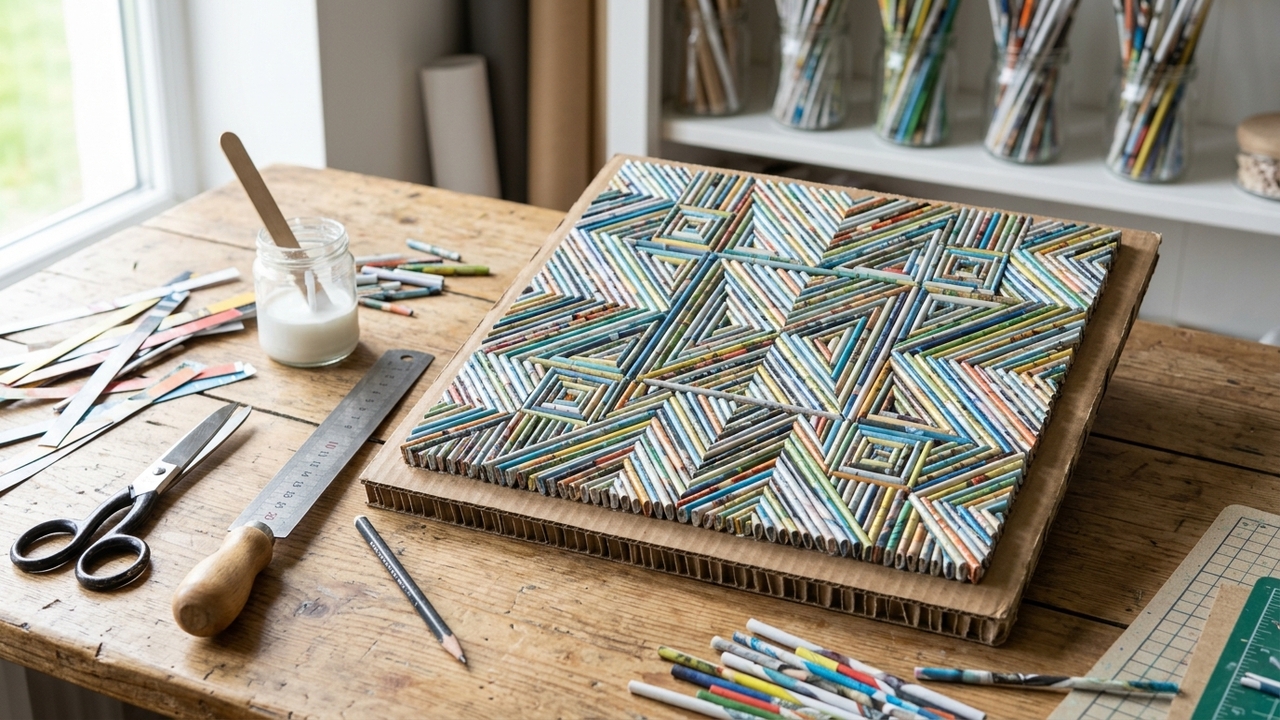A ideia simples que transforma revistas em obras de arte