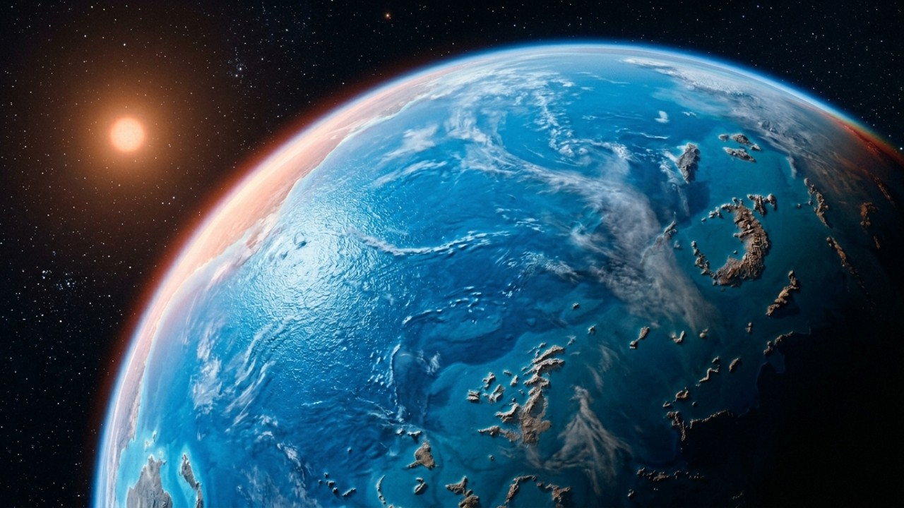 Super-Terra a 100 anos-luz pode ter oceano profund