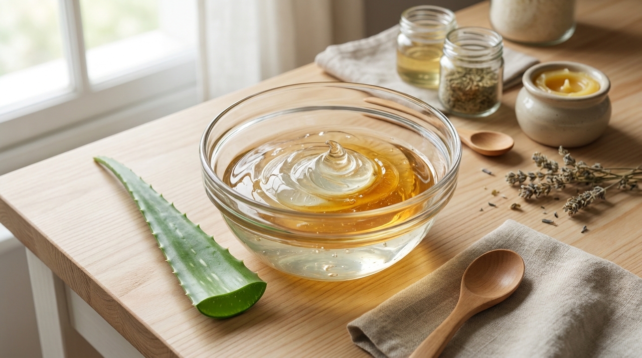 Como fazer um sérum facial com babosa e mel para clarear man
