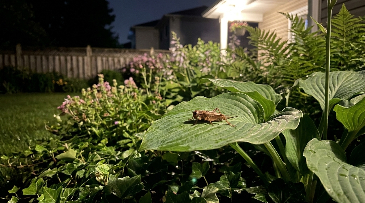 Se você ouvir grilos cantando em sua casa ou jardim durante a noite, nós lhe diremos o que isso significa e por que é um bom sinal