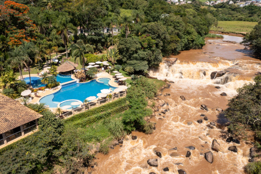 Hotel Recanto da Cachoeira é uma das opções de hospedagem em Socorro (SP)