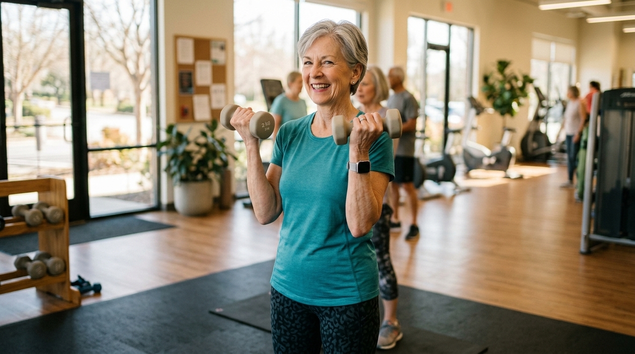 À medida que os anos passam, o corpo perde naturalmente massa muscular e força.