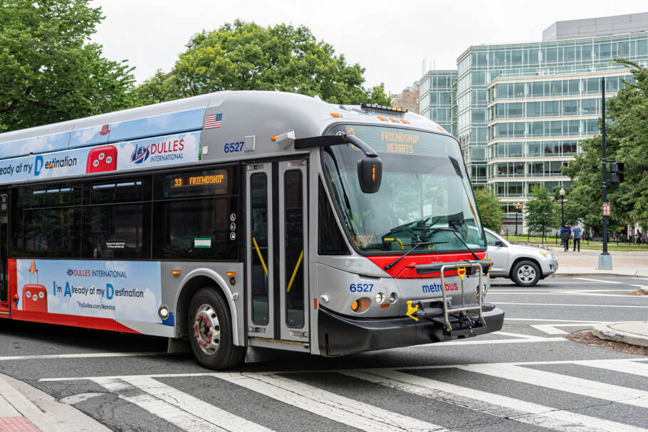 Washington tem boa oferta de transporte público
