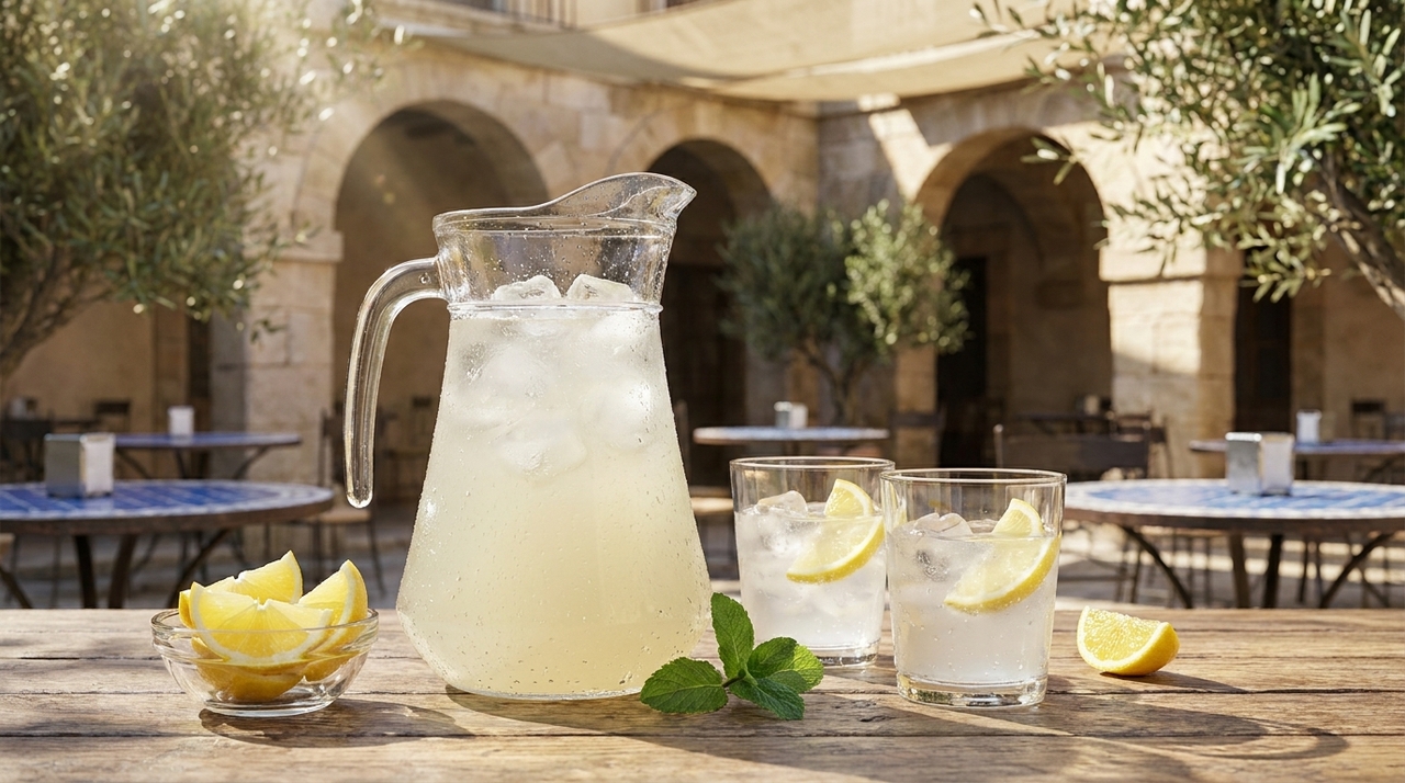 A limonada gelada tem uma lista de ingredientes mais curta e permite controlar o dulçor em casa.