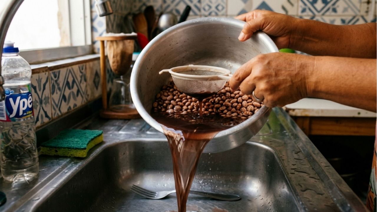 Trocar a água do feijão faz mais diferença do que muita gente imagina.