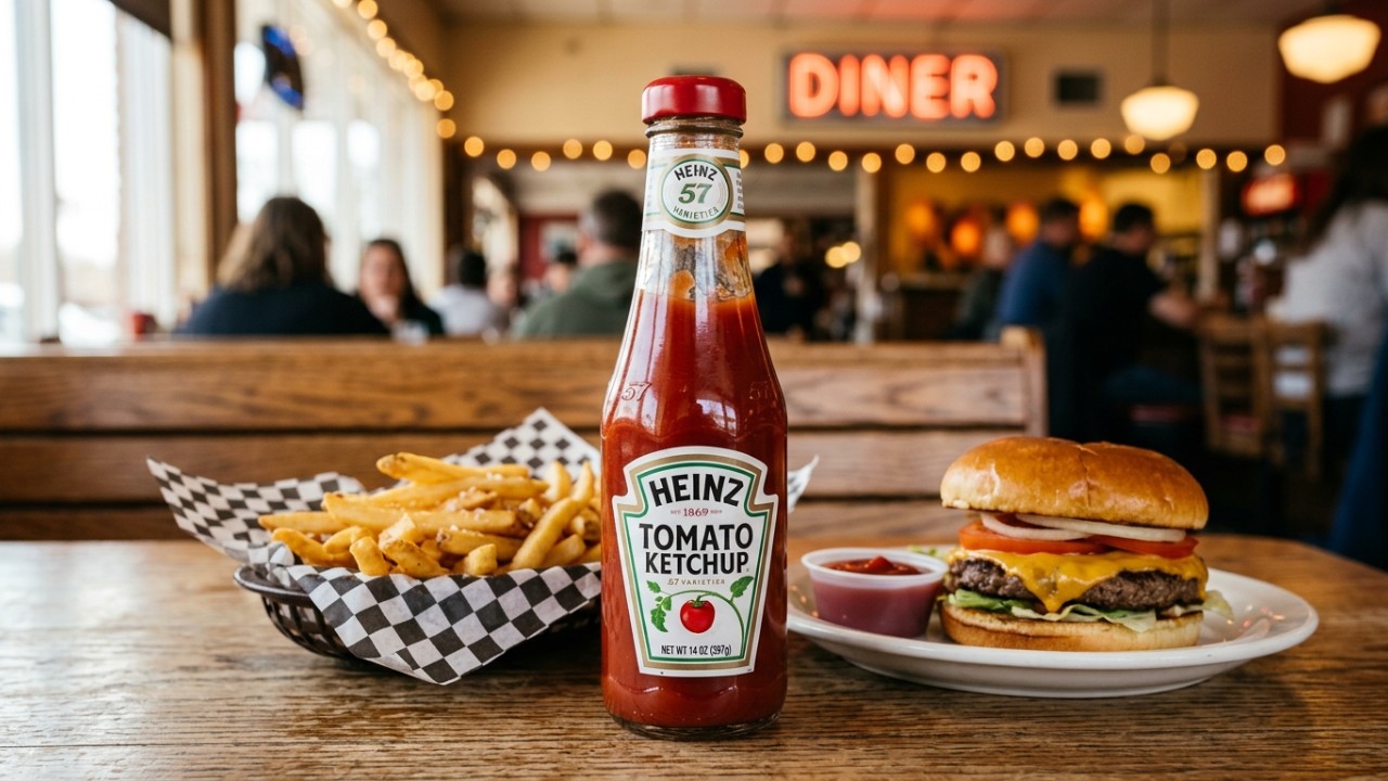 A acidez do ketchup é uma solução surpreendente e eficiente para renovar o brilho de utensílios de metal com manchas de oxidação. – Imagem gerada por IA