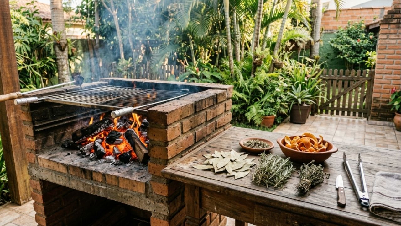 Poucas folhas valorizam a carne sem exagerar no cheiro.