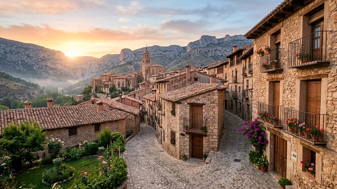 A pequena vila da Espanha que oferece muito mais que uma casa