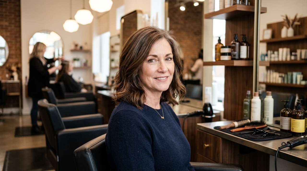 O resultado fica mais natural porque a cor não precisa transformar completamente o cabelo.