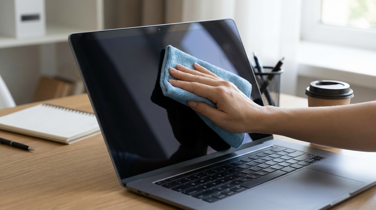 Sem produtos químicos e sem pano áspero: a maneira