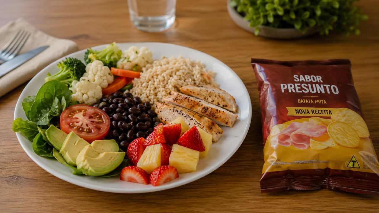 Hábitos ruins e alimentos ultraprocessados prejudicam o metabolismo e tiram a energia diária.