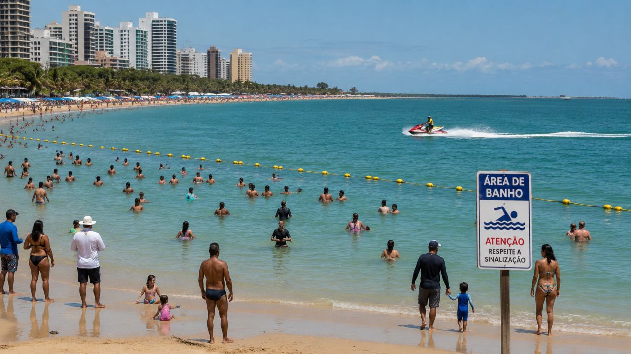 Os maiores riscos nas praias vêm de embarcações e ações humanas, e não de animais marinhos.