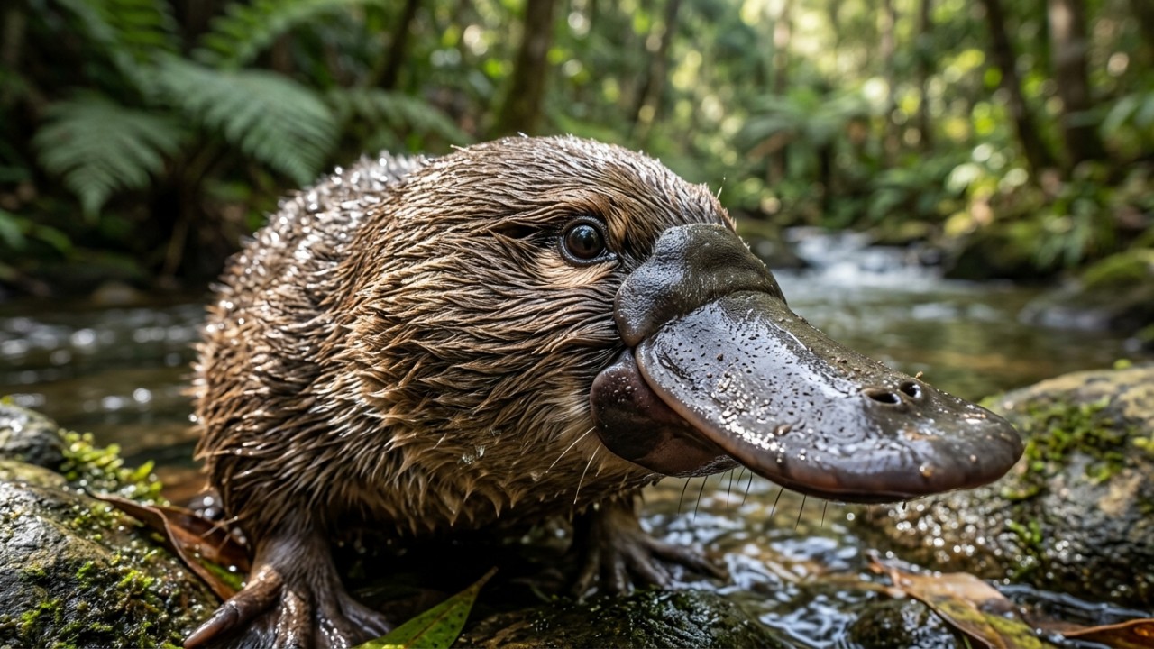 Ornitorrinco acrescenta mais uma estranheza: seu pelo tem me