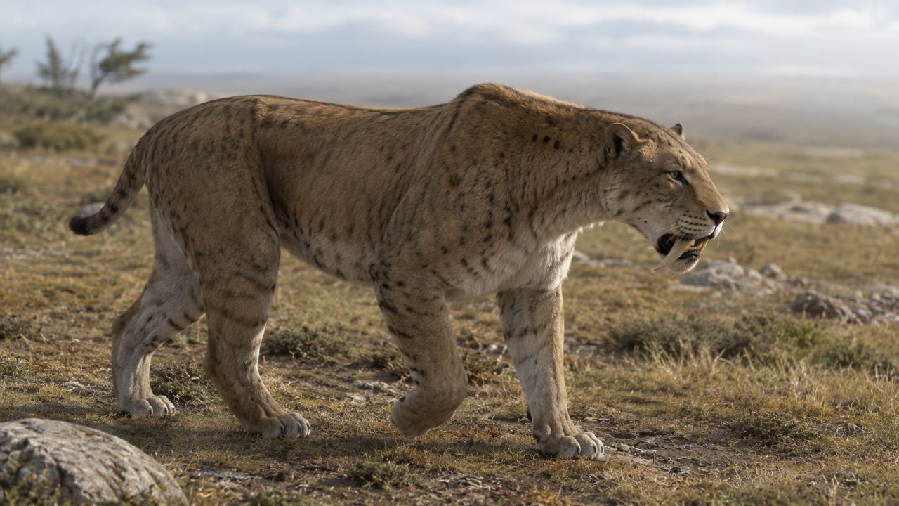 Estudos indicam que esses felinos extintos eram predadores solitários, ao contrário dos leões atuais.
