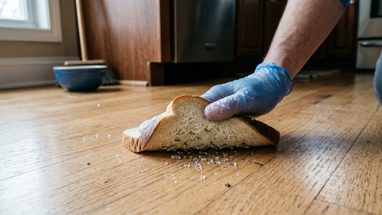 Quebrou vidro e já pegou o aspirador? Resolva com 