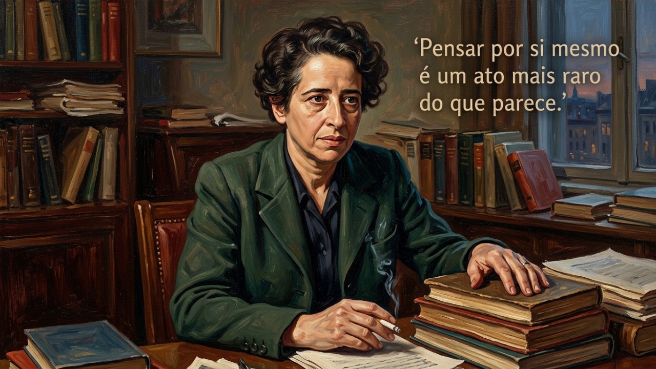 O exercício do julgamento individual é a única barreira ética capaz de assegurar a liberdade e a democracia. – Imagem gerada por IA