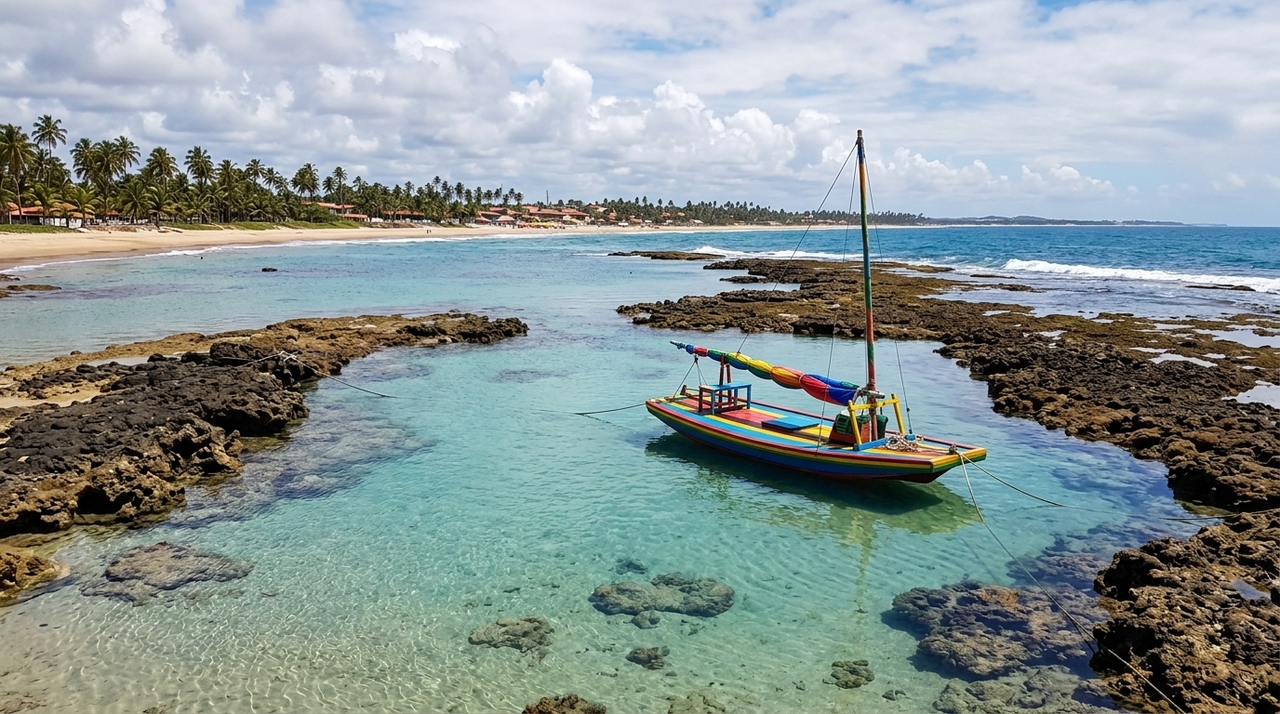 As piscinas naturais são o principal cartão-postal de Porto de Galinhas.