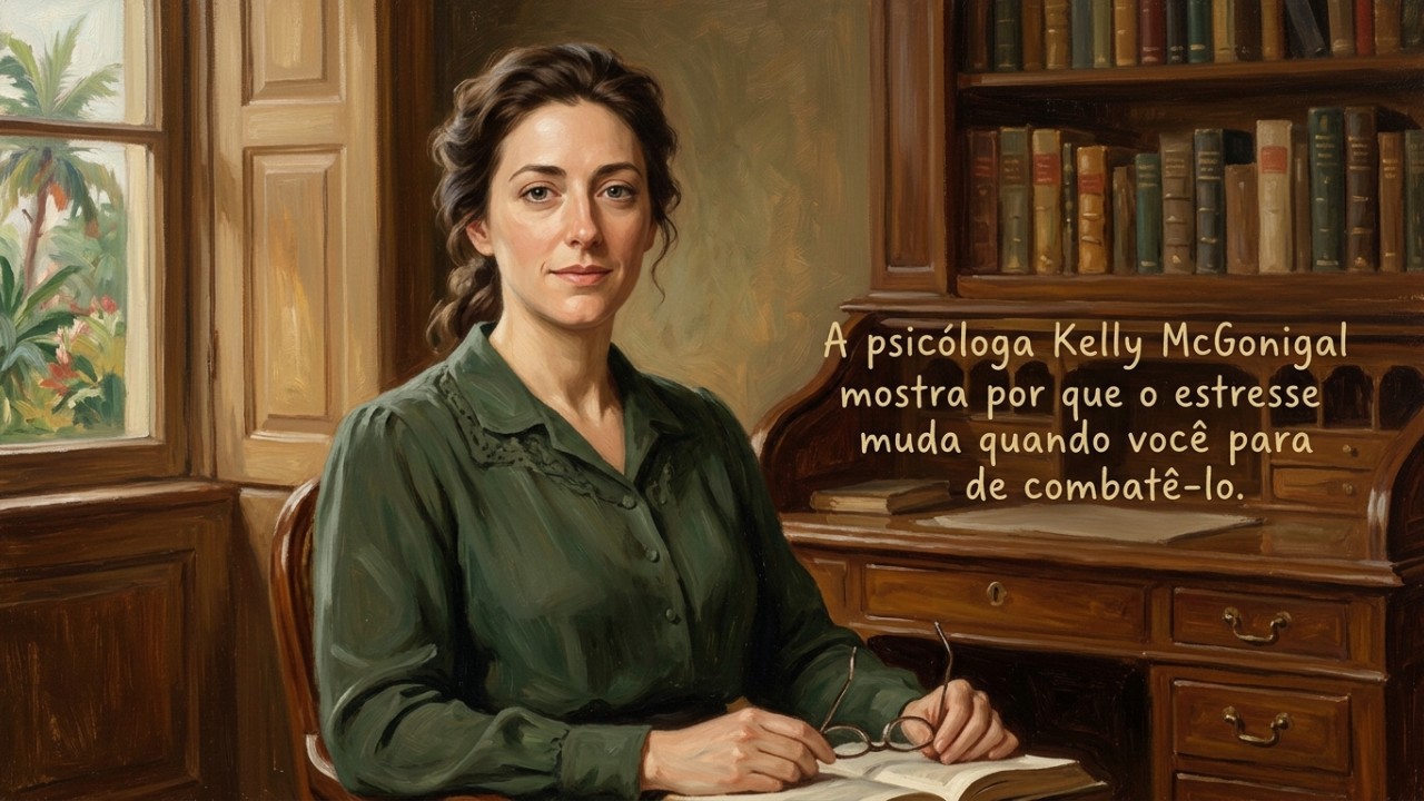 Psicóloga Kelly McGonigal mostra por que o estresse muda quando você para de brigar com ele