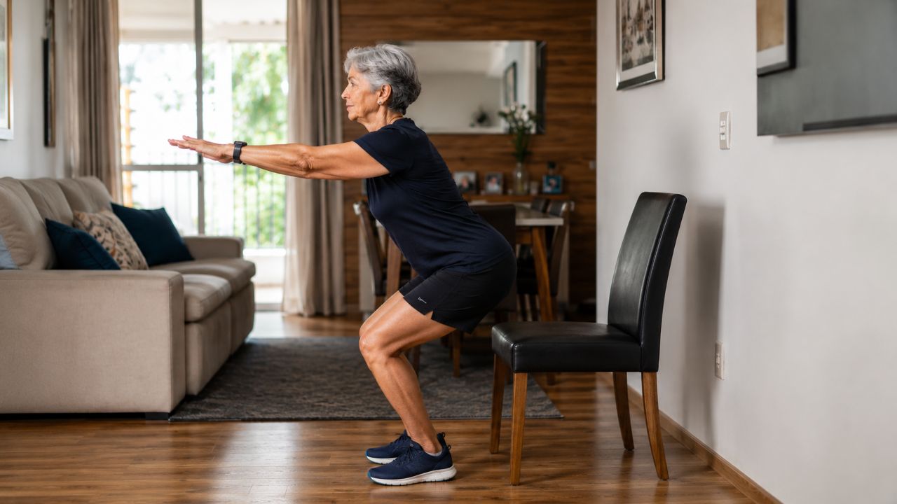 Exercícios acessíveis fortalecem o corpo de forma equilibrada, sem precisar de aparelhos.