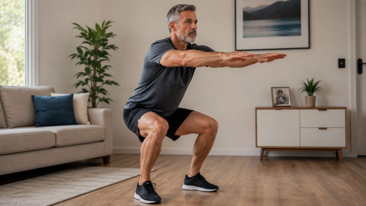 O fortalecimento muscular melhora o equilíbrio e facilita tarefas diárias com mais segurança.