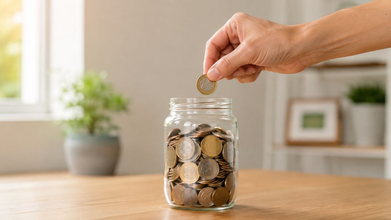 Moedas simbolizam prosperidade, fartura e estabilidade financeira para o lar.