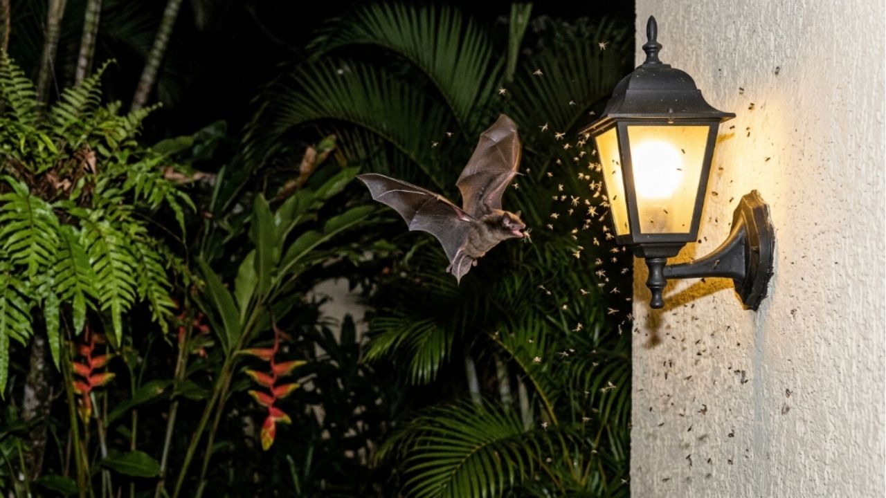 Eles ajudam a controlar mosquitos e outros insetos.