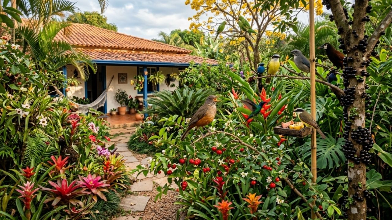 Se você ouvir pássaros cantando na sua casa ou no jardim dur
