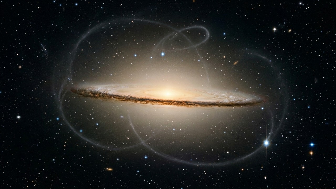 Halo difuso faz a Galáxia do Sombrero parecer 3 vezes maior 