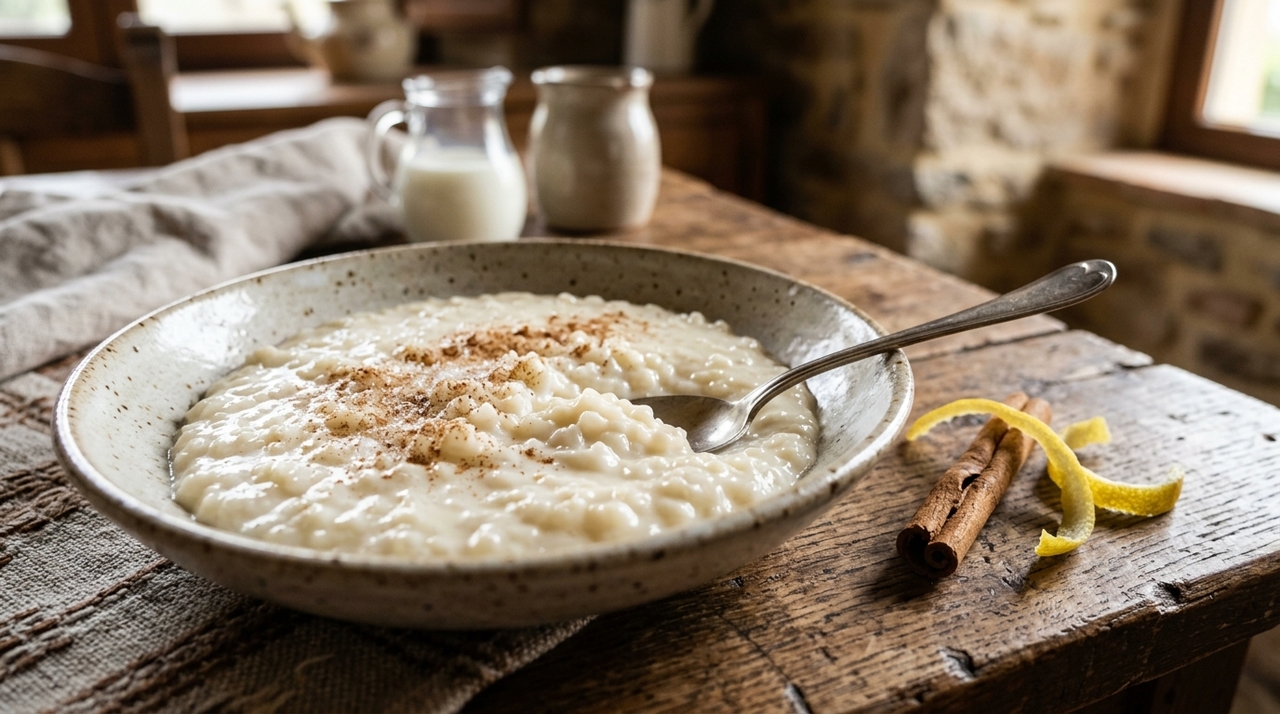 Cozinheiros e cientistas asturianos concordam: “O melhor arroz doce é feito com arroz completamente cozido em água.”