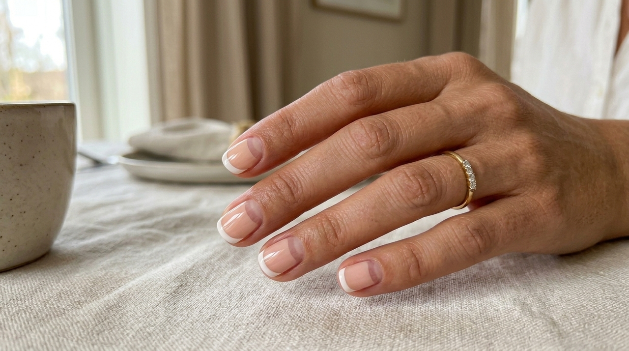 Italian manicure descreve uma forma de esmaltar que alonga a aparência da unha ao trabalhar com um leve recuo nas laterais.