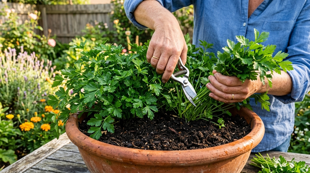 Uma dica para cultivar salsinha no quintal para que ela cres