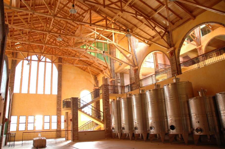 Área de produção da Villa Francioni, uma das pioneiras da Serra Catarinense