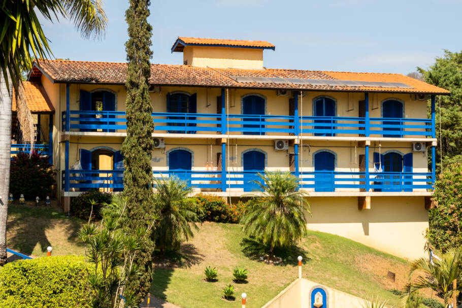Vista dos quartos do Village Montana Hotel Fazenda