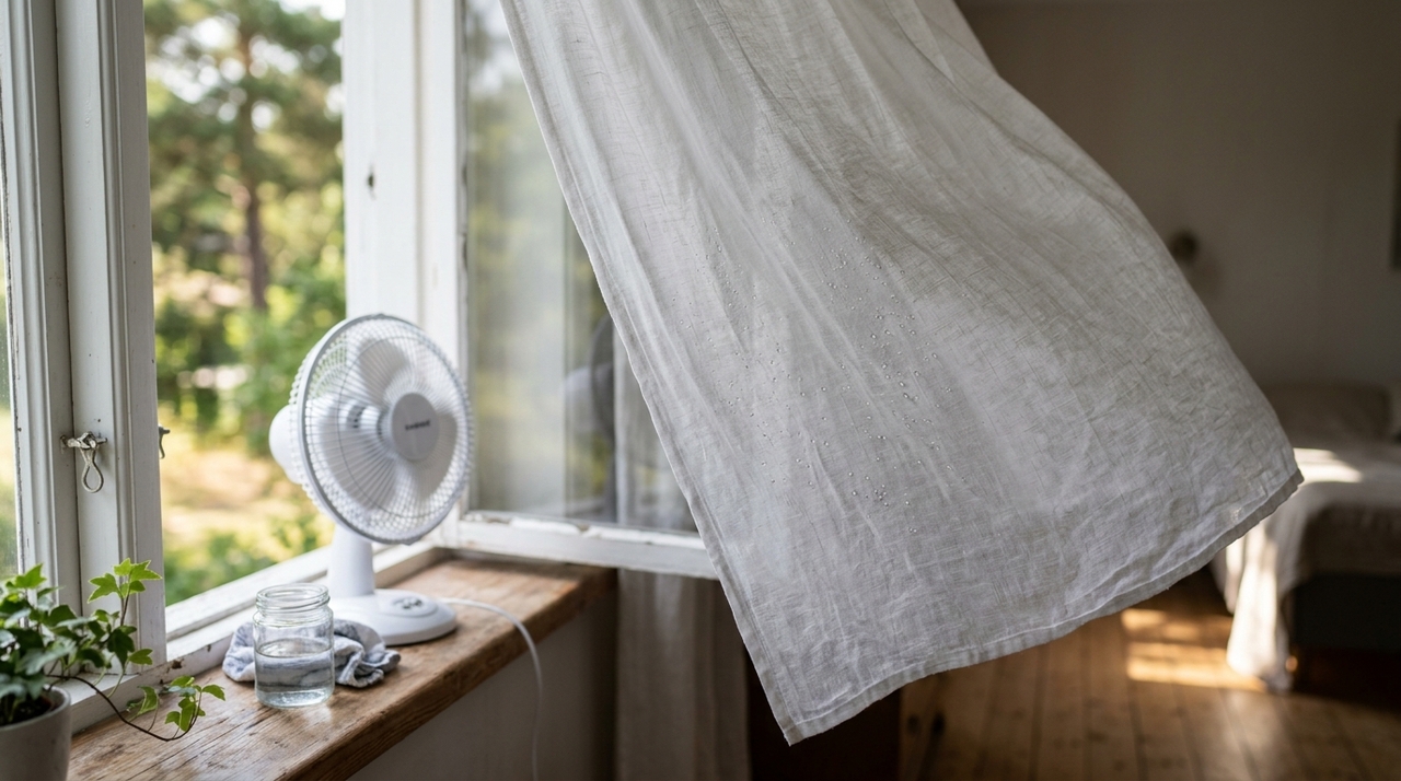As cortinas mais eficientes são leves, laváveis e capazes de reter umidade sem pingar.