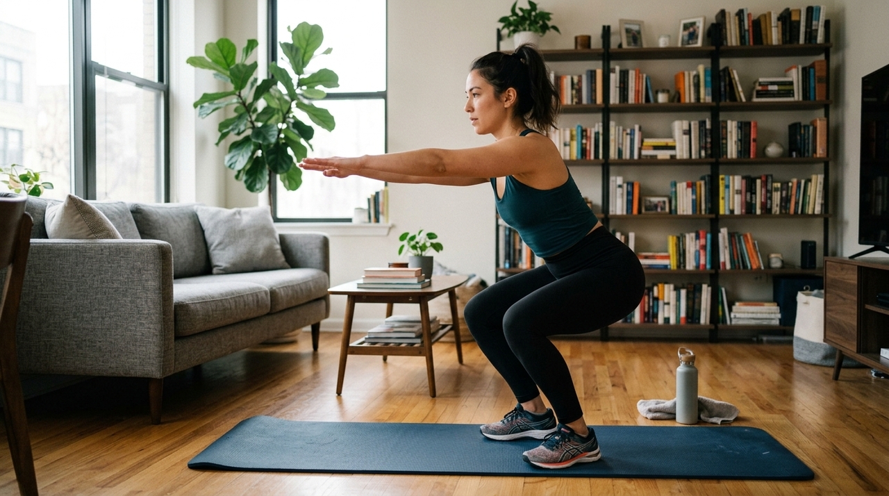 A seguir estão movimentos acessíveis usando, em sua maioria, o peso corporal, que podem ser combinados em um único treino ou distribuídos na semana.