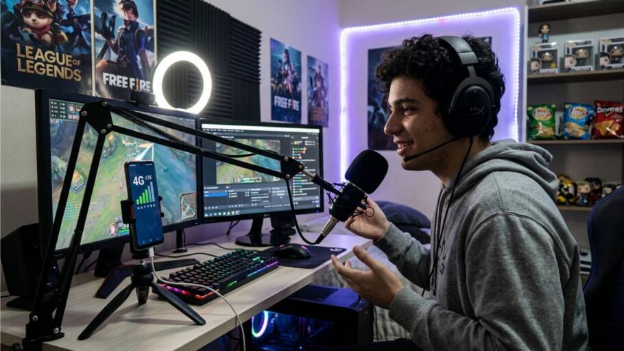 O 4G popularizou o streaming e downloads rápidos