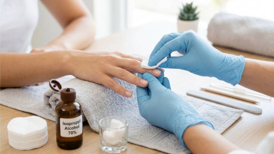 A preparação correta da unha influencia diretamente na durabilidade do esmalte