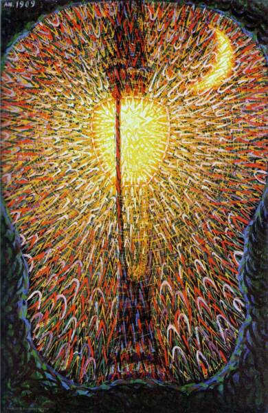 “Lampada a arco”, Giacomo Balla – 1909