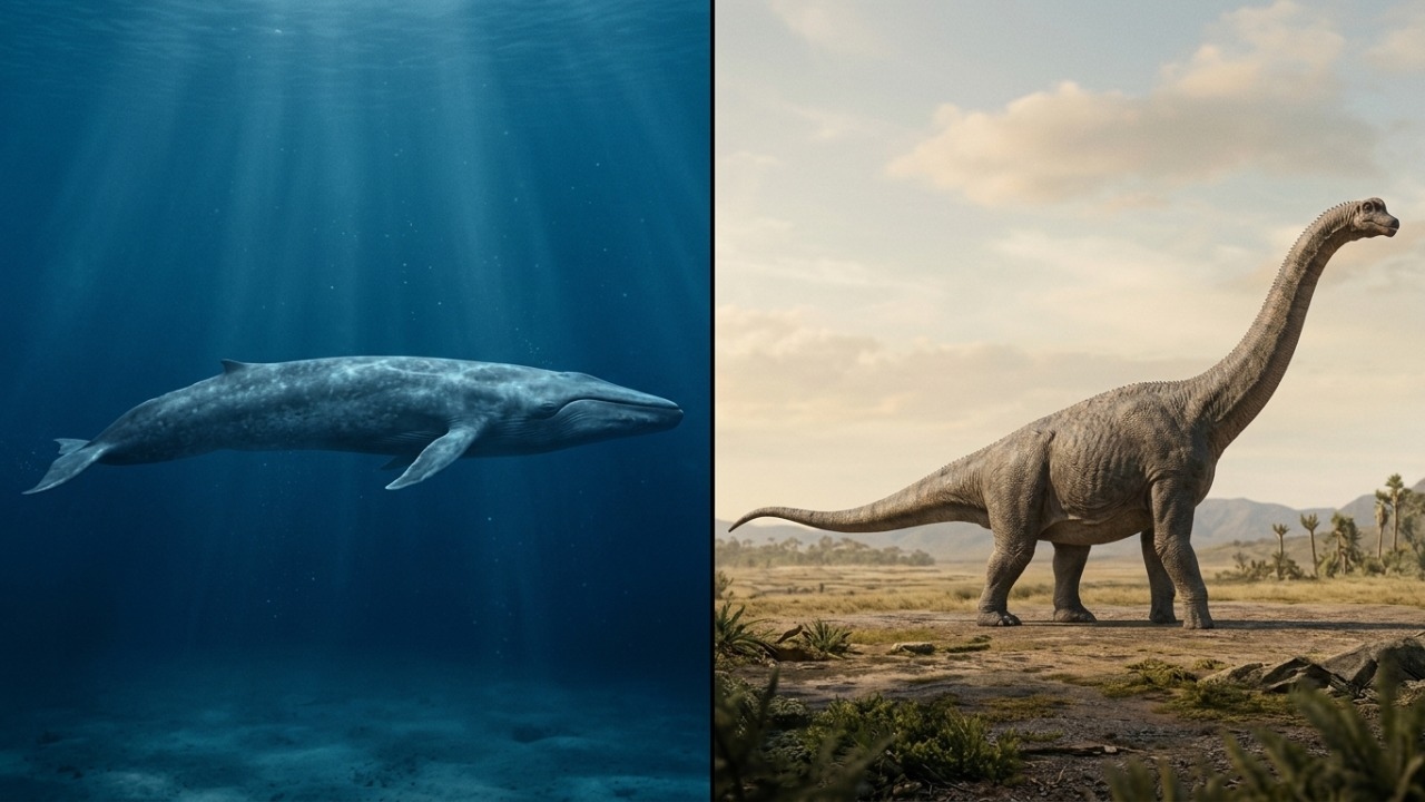 Dimensões colossais do cetáceo superam os maiores dinossauros já descritos cientificamente.