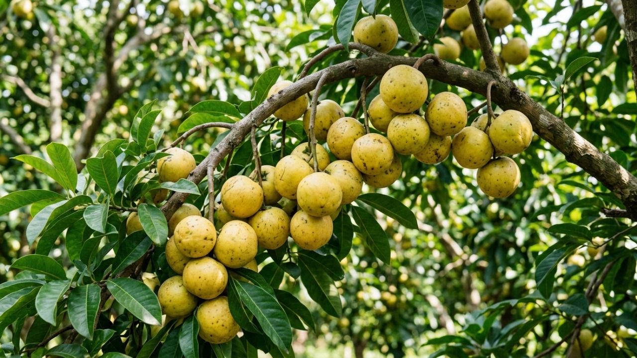 O cultivo da sapota branca em pomares domésticos garante uma colheita farta de frutos raros e saborosos.