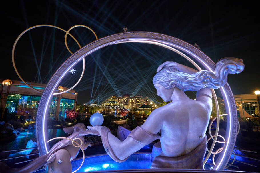 Celestial Park, onde estáo hotel Helios e onde se conecta a todos os mundos será sua porta de entrada a esse parque mágico