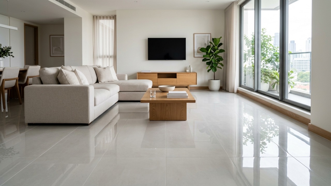 A escolha entre piso laminado, vinílico ou porcelanato impacta diretamente o orçamento total da reforma.